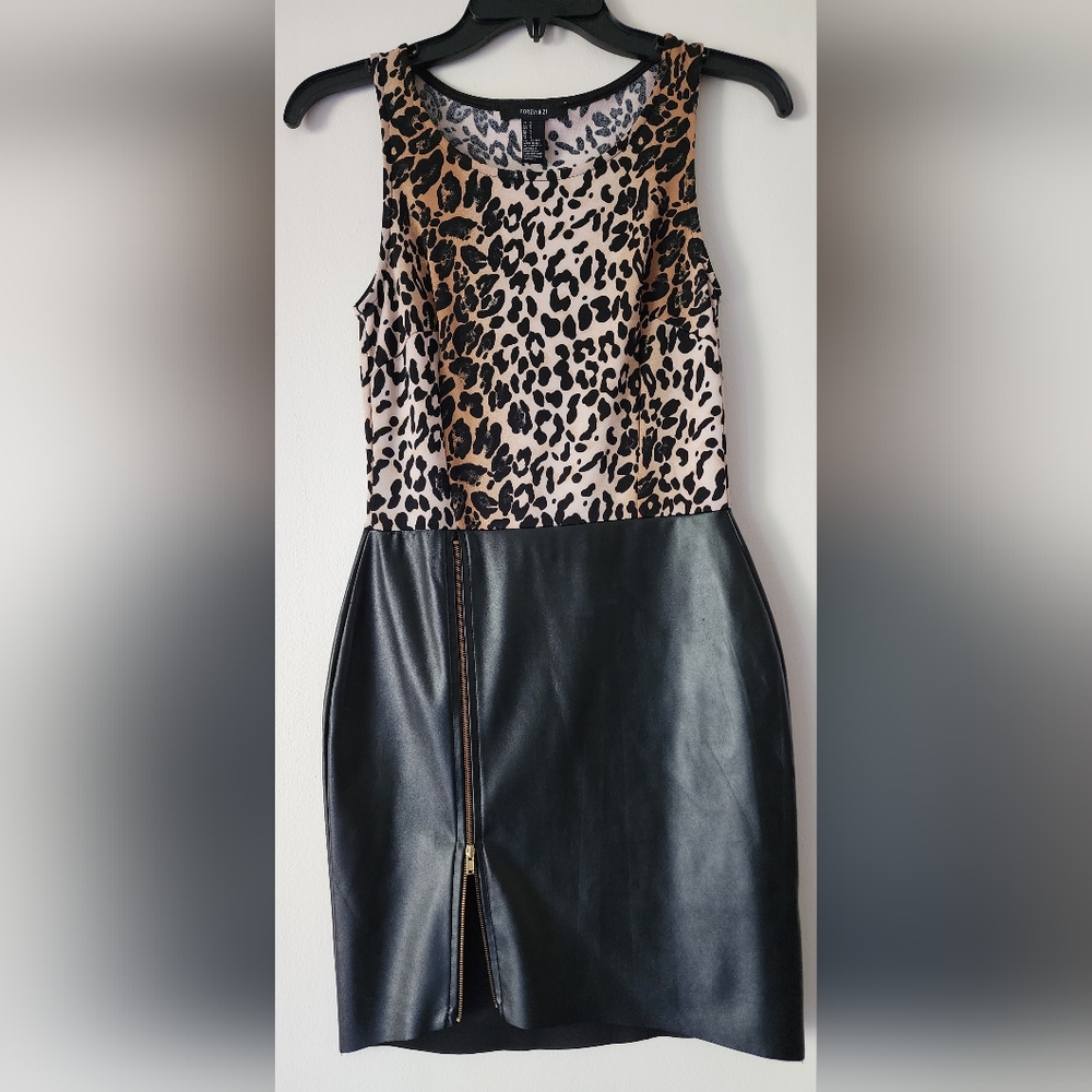 Forever 21 Leopard-Print Dress